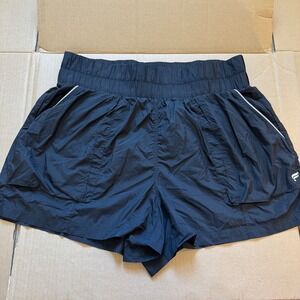 Fabletics Womens Black Running Shorts Athletic‎ Pockets Lightweight Activewear